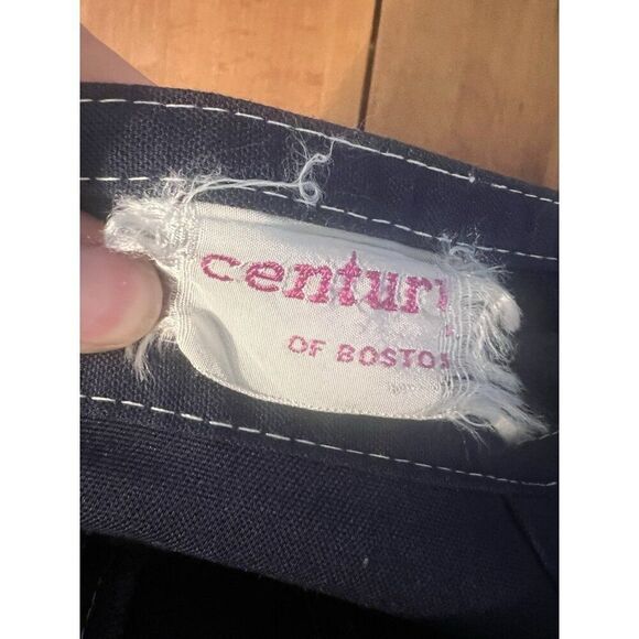 Lot 2 Vintage 70s  Wrap Skirt Womens Orang Blue Contrast Stitching Pockets Retro - Picture 4 of 7